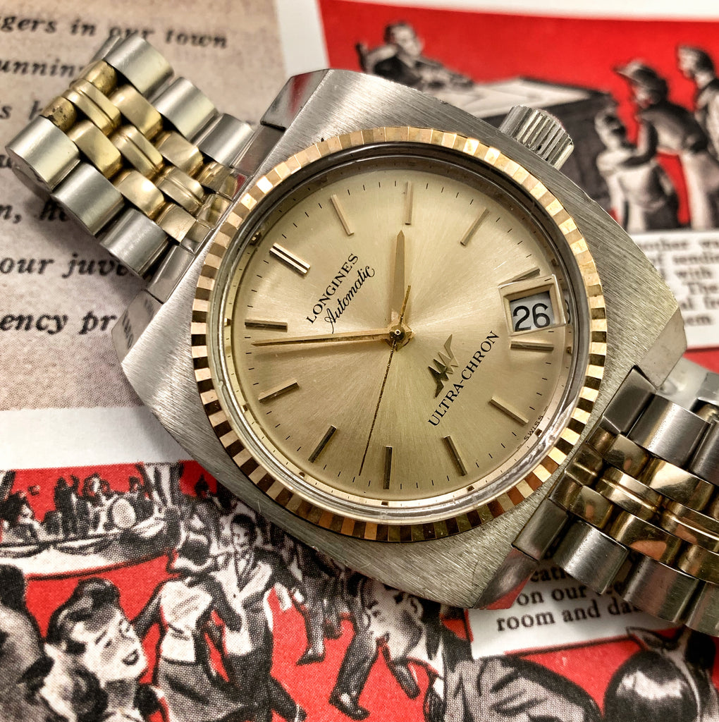 SERVICED 60s LONGINES ULTRA CHRON HI BEAT. ORIGINAL