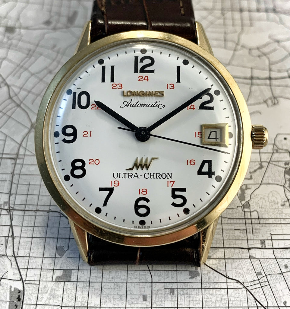 LATE 60s LONGINES ULTRA CHRON RAILROAD WATCH. SERVICED