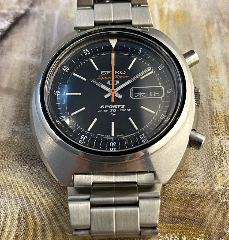 SEIKO ヴィンテージ・セイコースピードタイマー7017-6010 - 時計