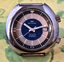 FUNKY~70s ANTHONY COMPRESSOR STYLE DIVER ON ORIGINAL NSA BRACELET