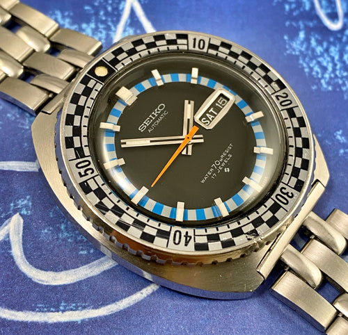 RACY~1972 SEIKO 6106-8227 RALLY DIVER