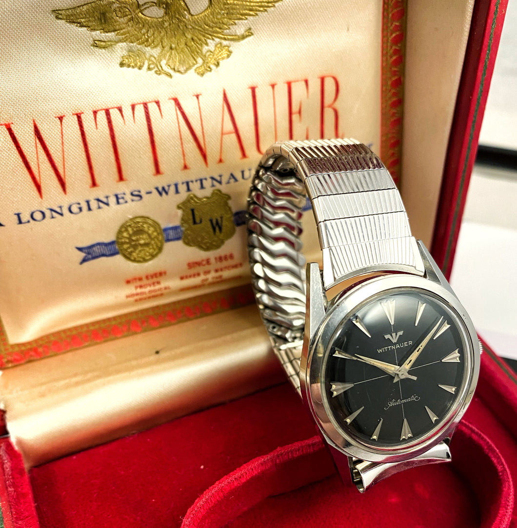 DEBONAIRE 60s LONGINES WITTNAUER GENT S CROSSHAIRS AUTOMATIC