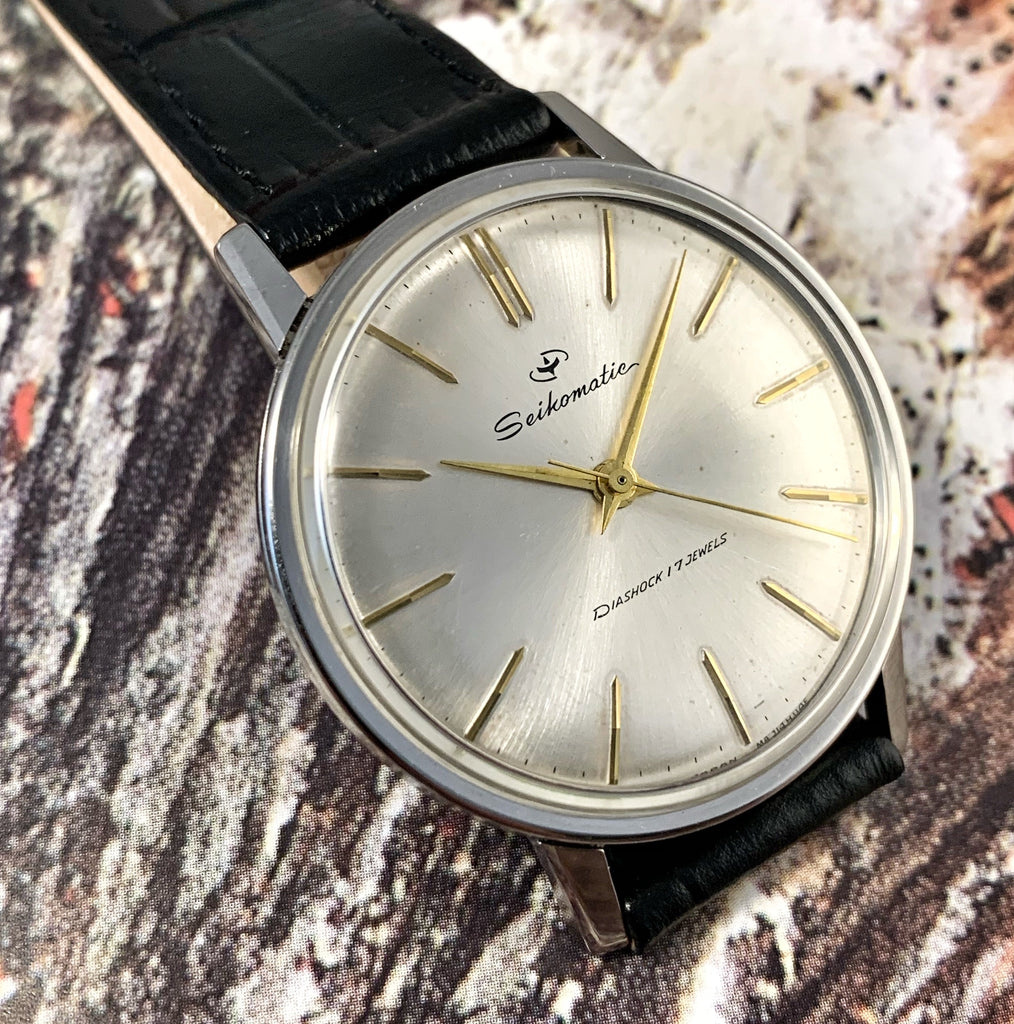 GENTEEL~1961 SEIKOMATIC DRESS WATCH~SERVICED – RETROWATCHGUY