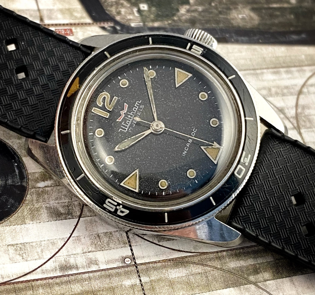 60s Waltham Blancpain Bathyscaphe RETROWATCHGUY